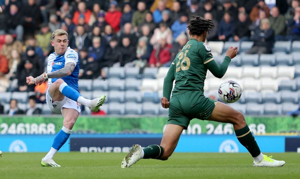 MATCH REPORT 2023/24: Blackburn Rovers 1 – 1 Plymouth Argyle